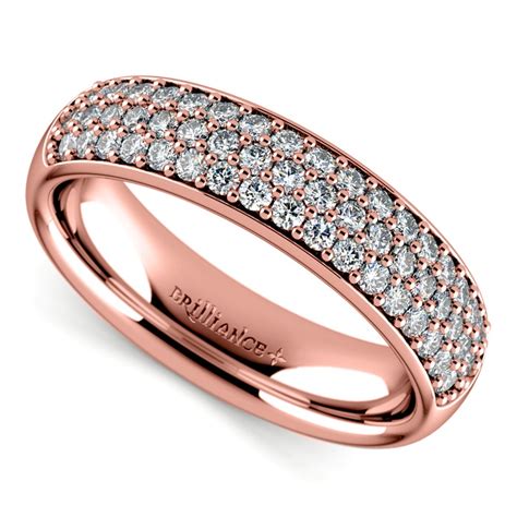 pave diamond rings for women.